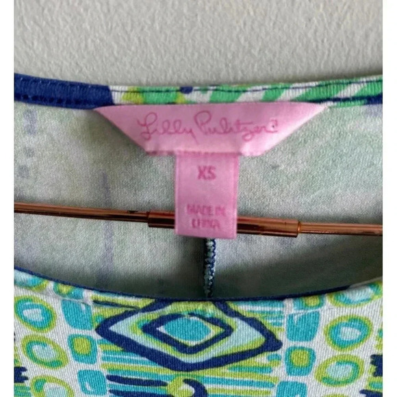 Lilly Pulitzer Latitude Adjustment Ophelia Swing Tropical Print Dress Sz XS/ S - Picture 10 of 10
